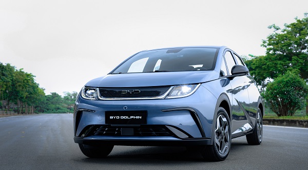 BYD Dolphin mới nâng cấp về ngoại hình