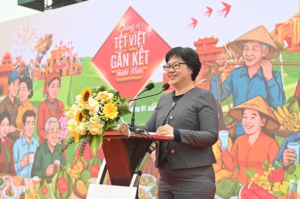 Bà Nguyễn Thị Thu Vân Phó trưởng ban Công tác xã hội UB TW MTTQ