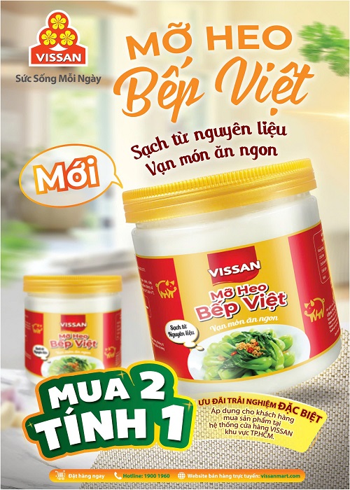 POSTER SẢN PHẨM MỠ HEO BẾP VIỆT 2025