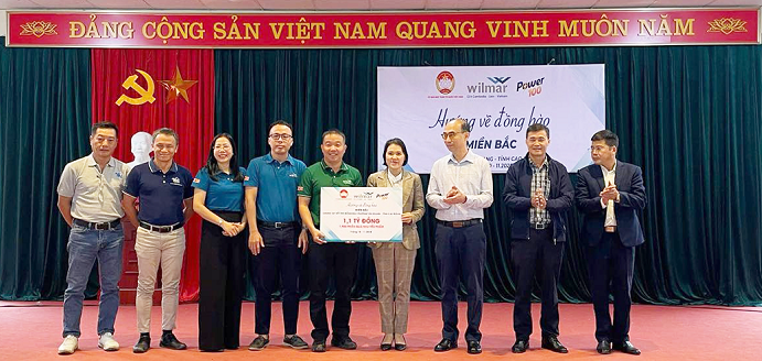 Sáng 31 10 Đại diện Tập đoàn Wilmar CLV trao tặng tài trợ cho tỉnh Cao Bằng và Lạng Sơn 5