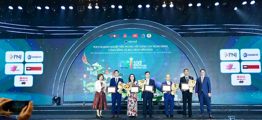 CTy TNHH Ngói Bê tông SCG VN Giải thưởng mới của chương trình CSI 2023