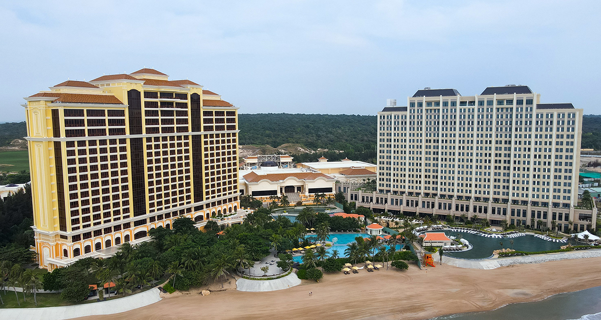 The Grand Hồ Tràm Strip tổ hợp nghỉ dưỡng giải trí 5 sao có casino hình thành đầu tiên trên dải ven biển Hồ Tràm