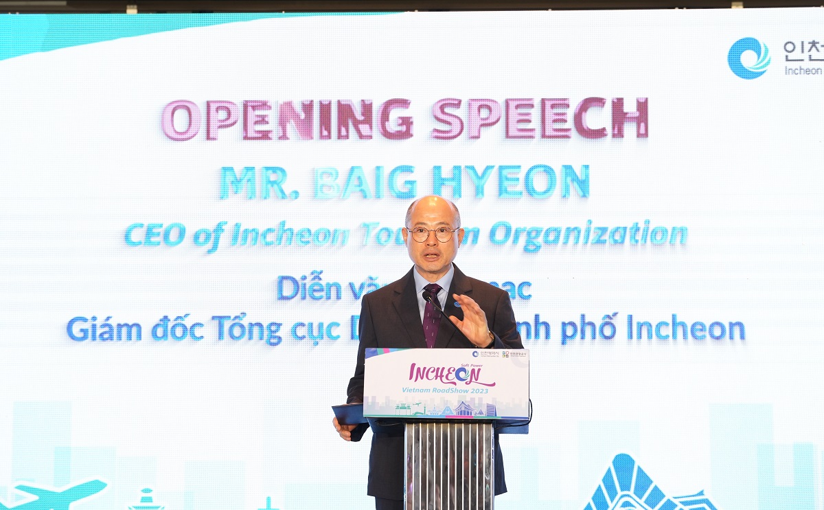 Ông Baig Hyeon - CEO Cục xúc tiến du lịch Incheon