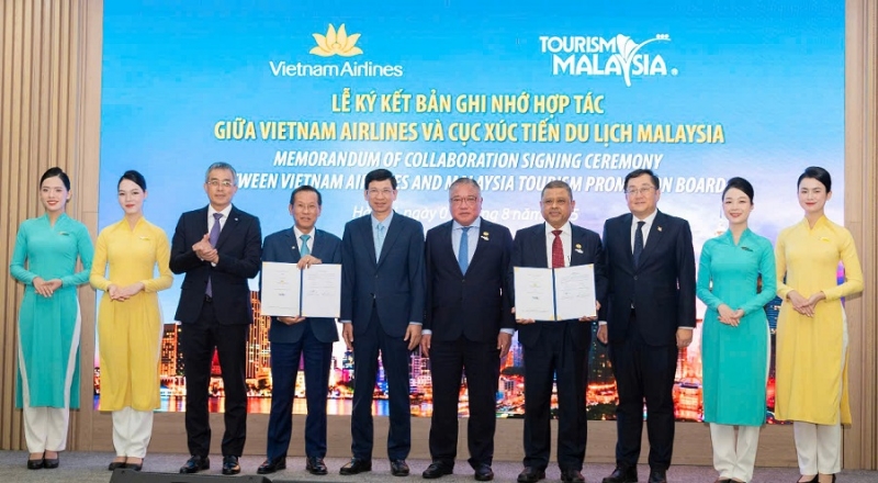 CỤC XÚC TIẾN DU LỊCH MALAYSIA VÀ VIETNAM AIRLINES KÝ KẾT BIÊN BẢN GHI NHỚ HỢP TÁC NHẰM TĂNG CƯỜNG QUAN HỆ DU LỊCH SONG PHƯƠNG